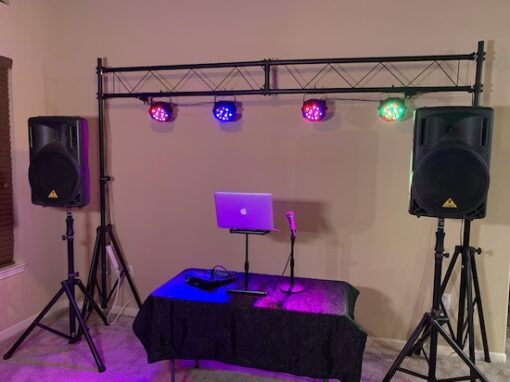 DIY DJ Audio System Speakers Lights