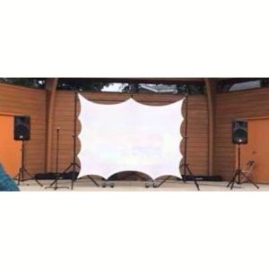 Outdoor Movie Projection Screen